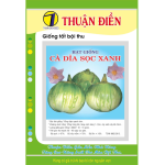 HẠT GIỐNG CÀ DĨA SỌC XANH (CÀ DA ẾCH) THUẦN ĐIỀN