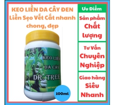 KEO LIỀN DA CÂY DR.TREE HOÀNG KIM/ KÈO LIỀN SẸO/KEO LIỀN DA CÂY/KEO ĐEN(100G)/ Liền Sẹo Vết Cắt nhanh chong, đẹp